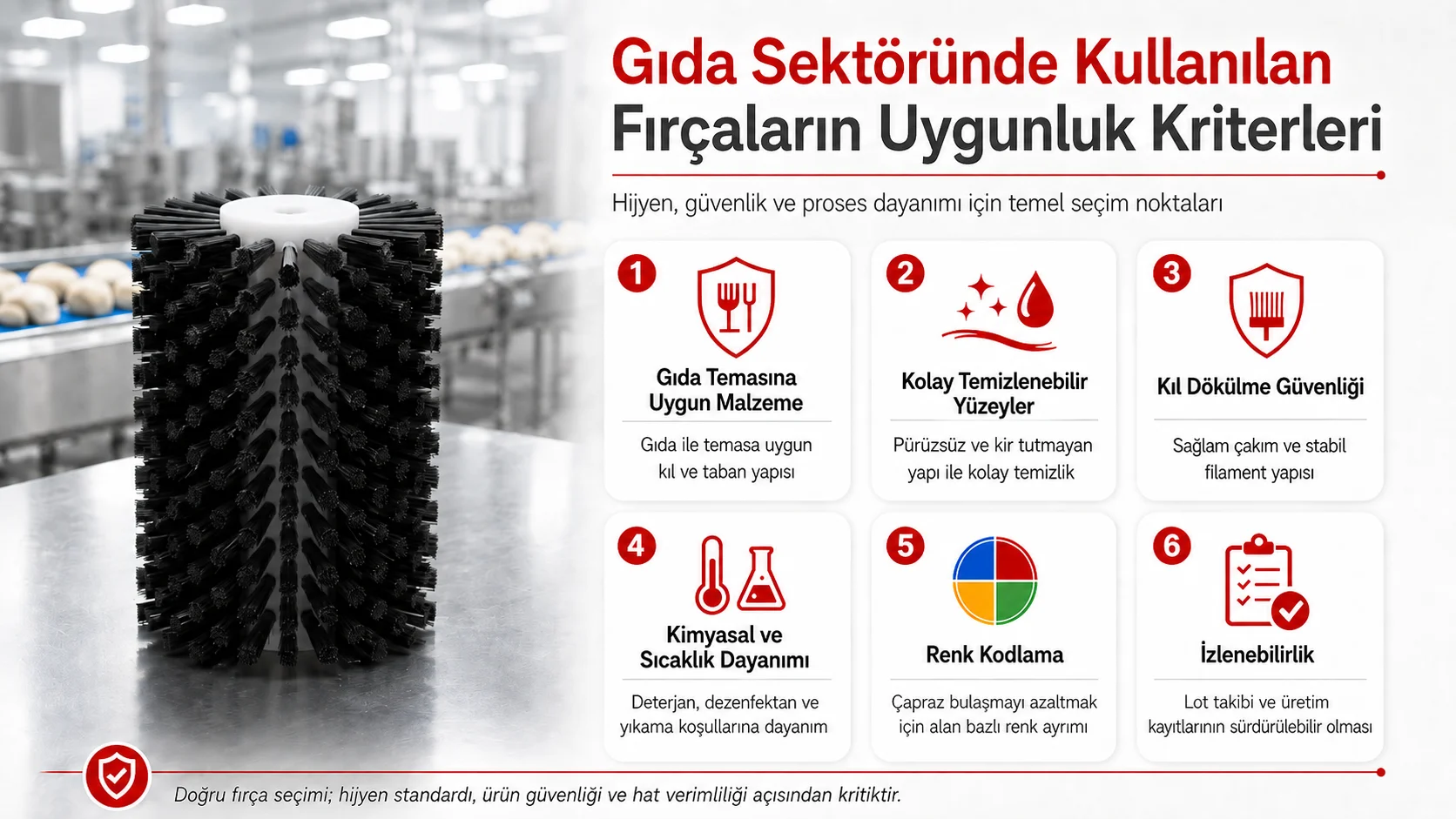 Endüstriyel fırçaların kullanıldığı sektörler